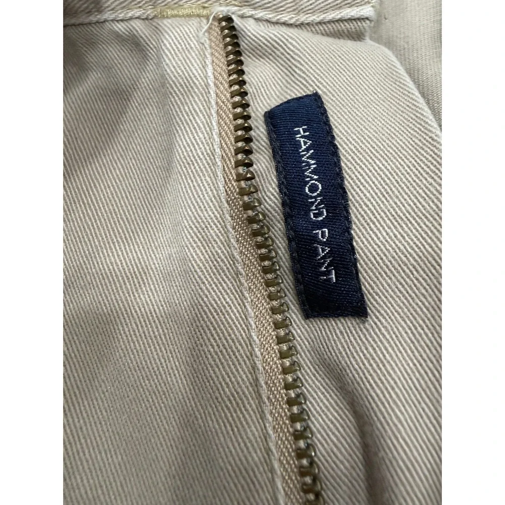 Polo Ralph Lauren Hammond Pant Mens 34/30 Khaki Tan Double Pleated Cuffed Chinos